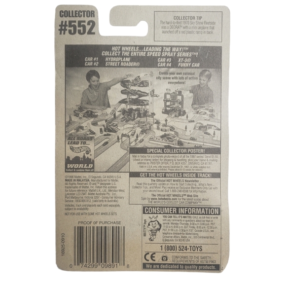 Hot Wheels Speed Spray Series Funny Car #4 of 4 Vintage - Picture 5 of 5